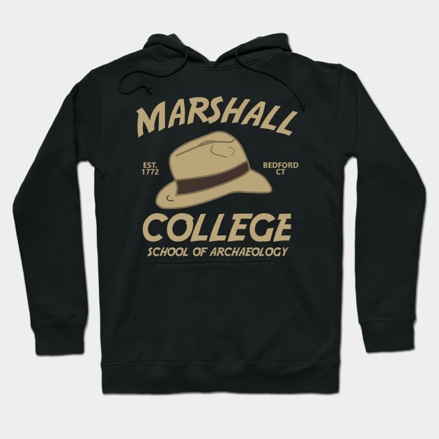 Marshall College School Of Archaeology Hoodie by Bigfinz